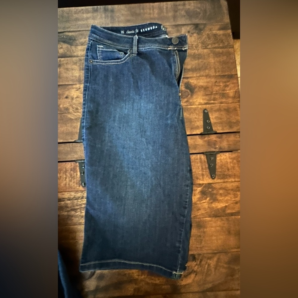 The Classic Blue Bermuda Shorts